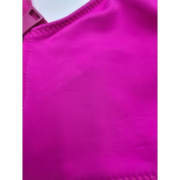 Good American Women's Fuchsia Pink Bikini Top XS/0 & High Rise Bottoms M/2 NWT - Picture 14 of 16